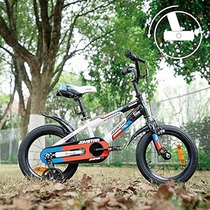 JOYSTAR Kids Bike With Training Wheels For Ages 3 To 10
