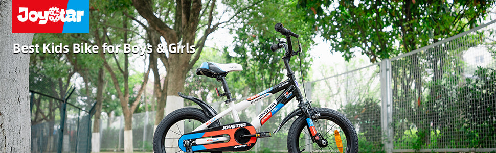 JOYSTAR Kids Bike With Training Wheels For Ages 3 To 10