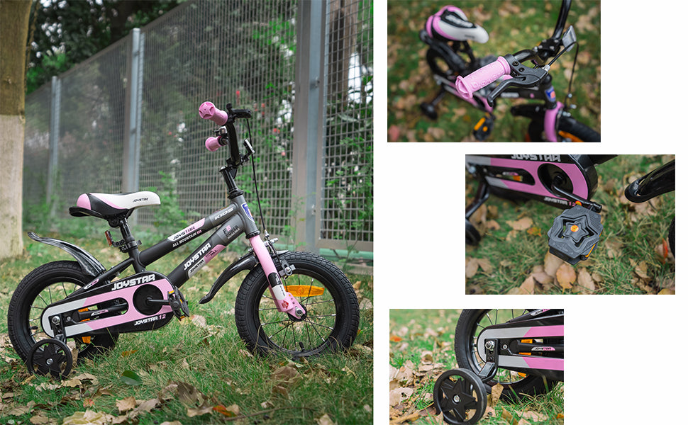 JOYSTAR Kids Bike With Training Wheels For Ages 3 To 10