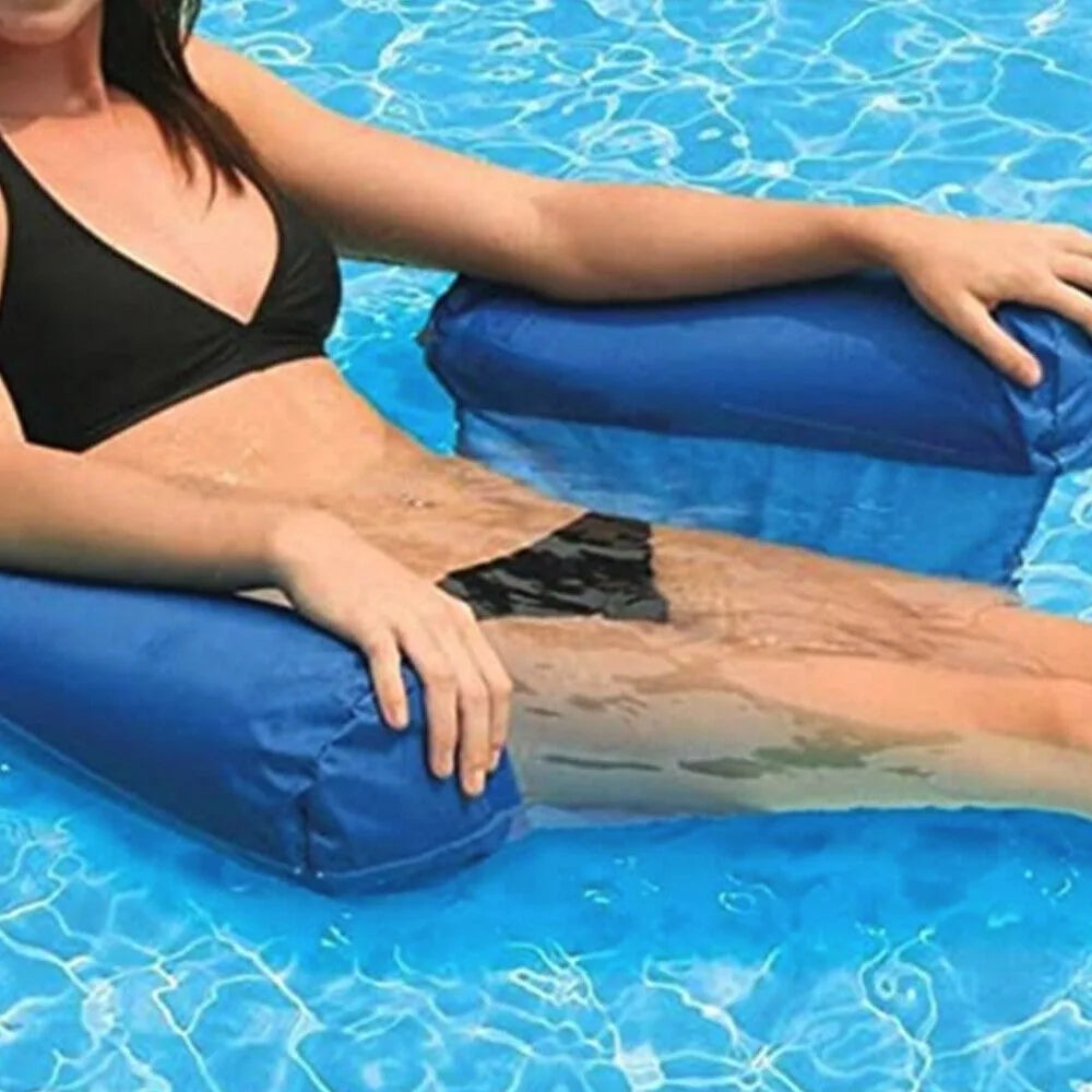 Inflatable Foldable Floating Bed Chair For Pool And Beach Recliner