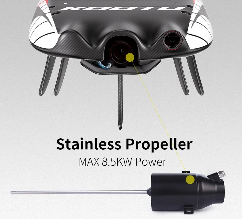 Jet Surfboard Carbon Fiber Gas Powered Surfboard With 109cc Engine For US Shipping