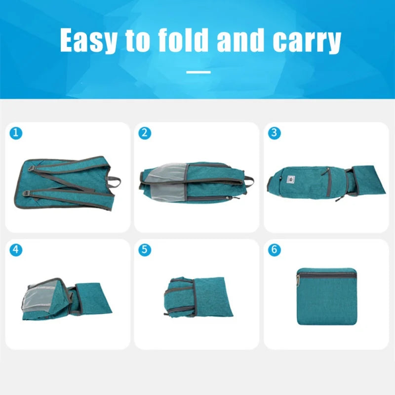 GZYF Outdoor Waterproof Foldable Backpack for Hiking and Camping