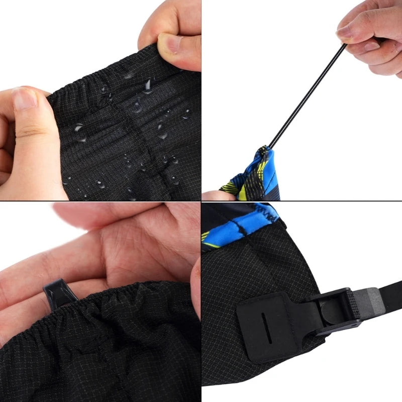 Electric Outdoor Trail Gaiters Low Ankle Waterproof Breathable