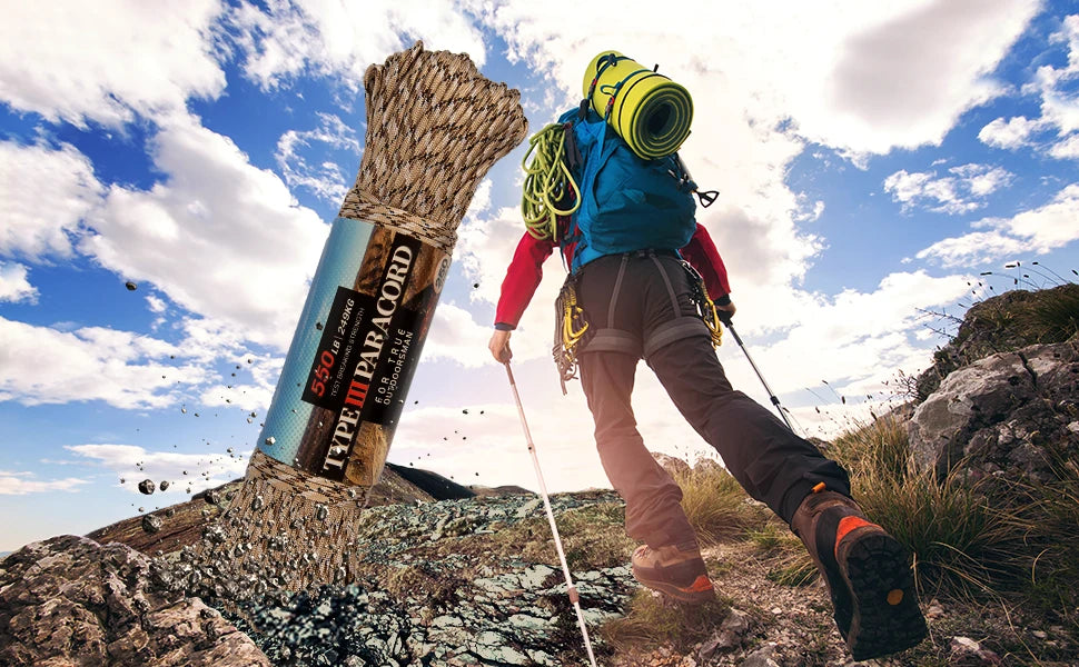 High Concerned Chemical Paracord 7 Core Survival Rope For Camping