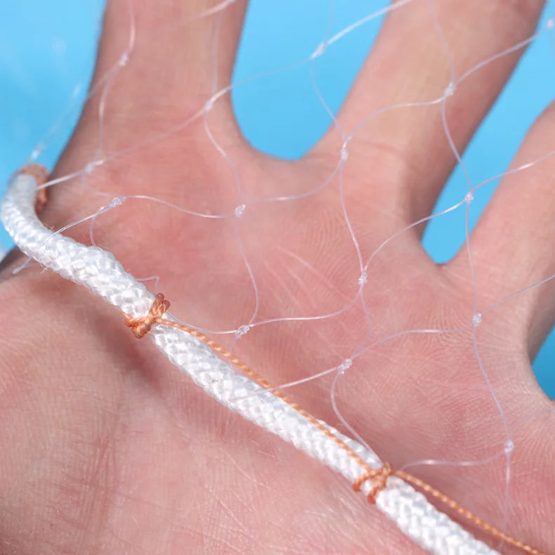 Hign-concerned Nylon Hand Cast Net Ring Free Traditional Fishing Net
