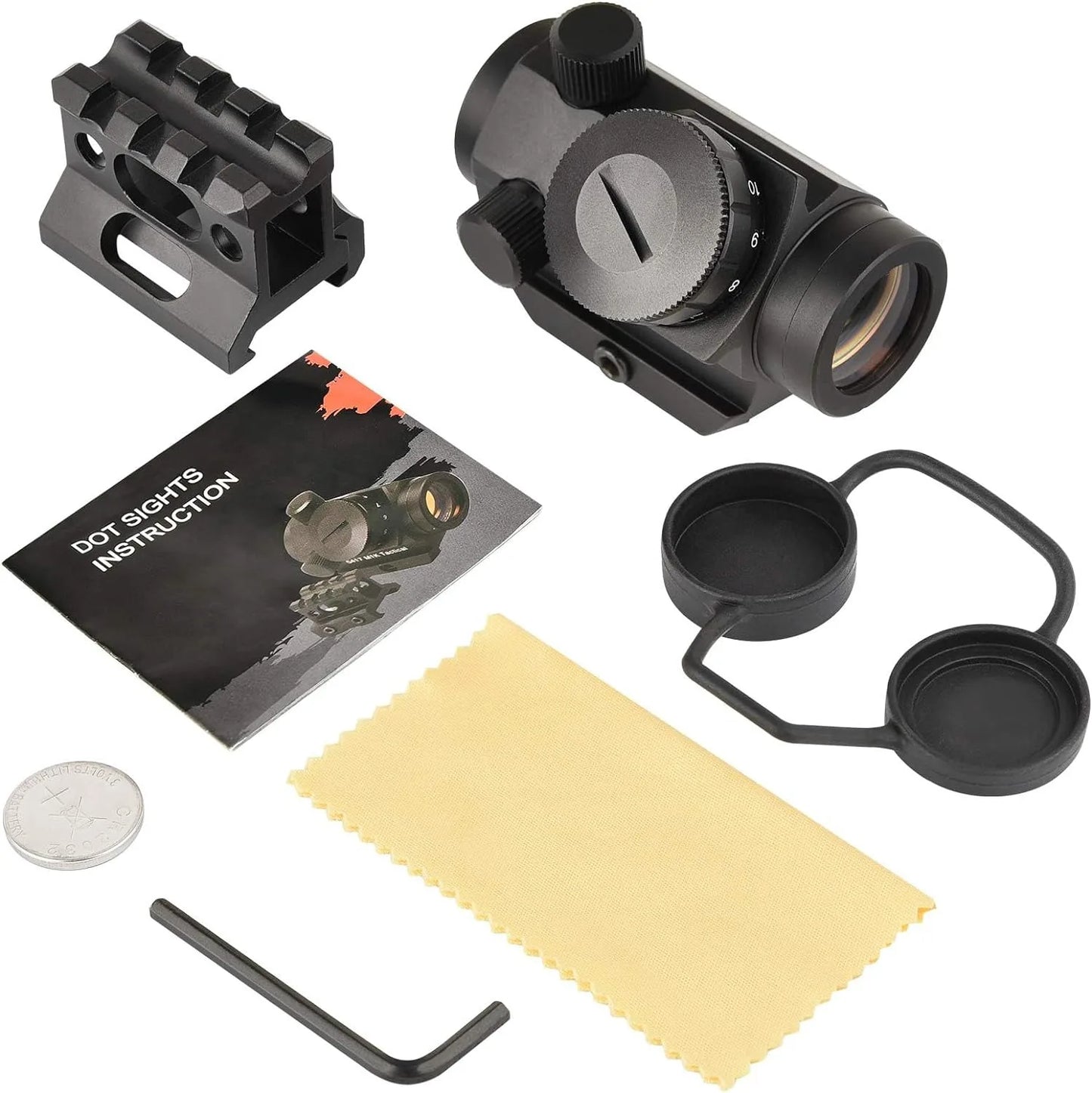 Nabila 2MOA 1x25mm Red Dot Sight Waterproof Reflex Optic