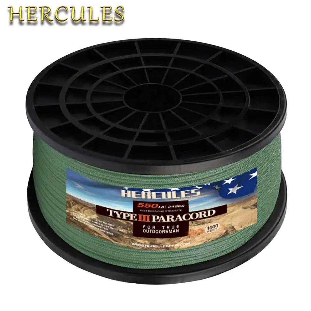 High Concerned Chemical Paracord 7 Core Survival Rope For Camping