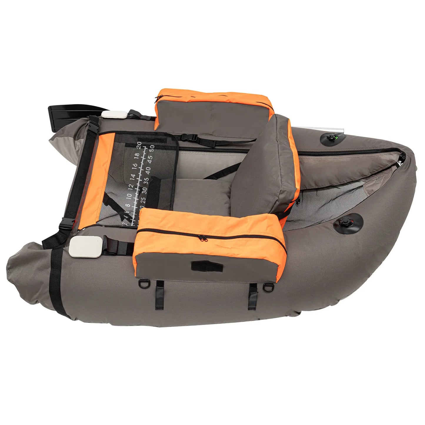 Portable Inflatable Fishing Boat With Adjustable Backrest