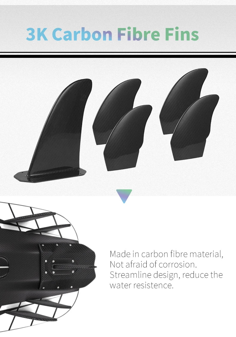 Jet Surfboard Carbon Fiber Gas Powered Surfboard With 109cc Engine For US Shipping