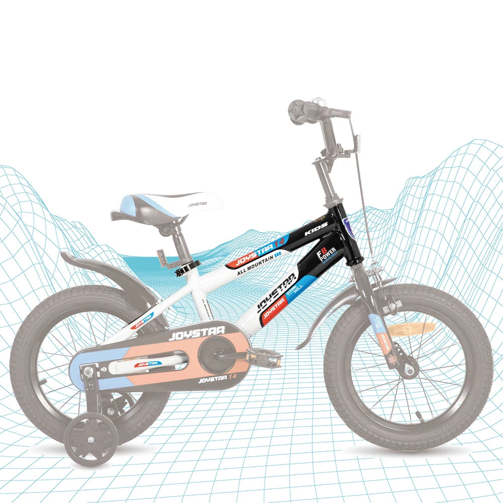 JOYSTAR Kids Bike With Training Wheels For Ages 3 To 10
