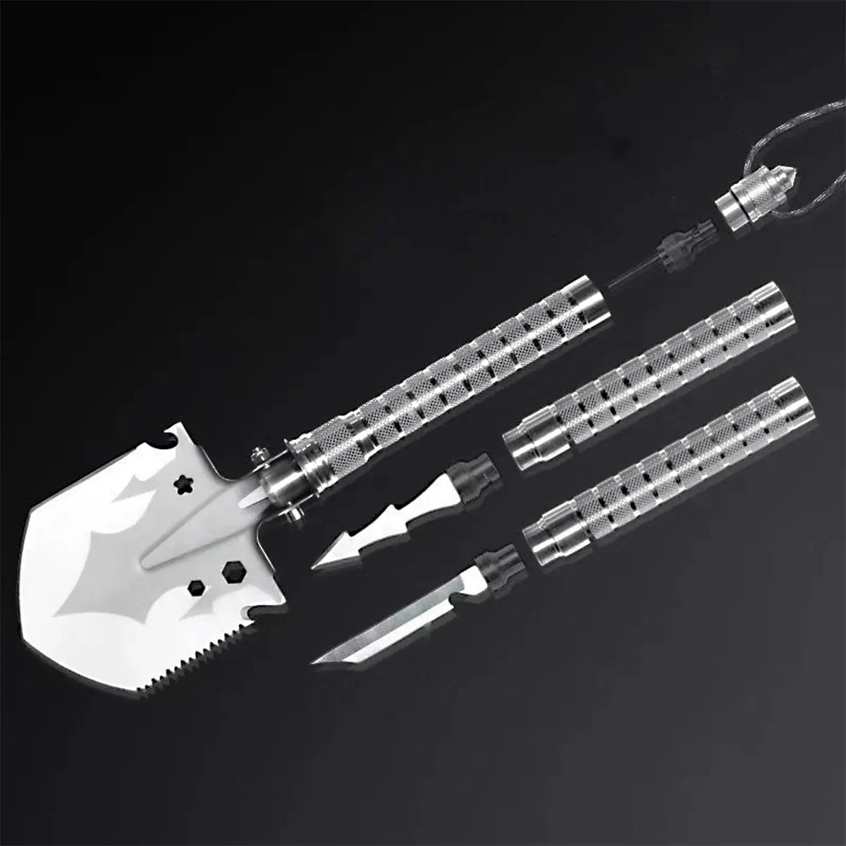 Skywolfeye Multi Tool Folding Military Shovel For Outdoor Survival