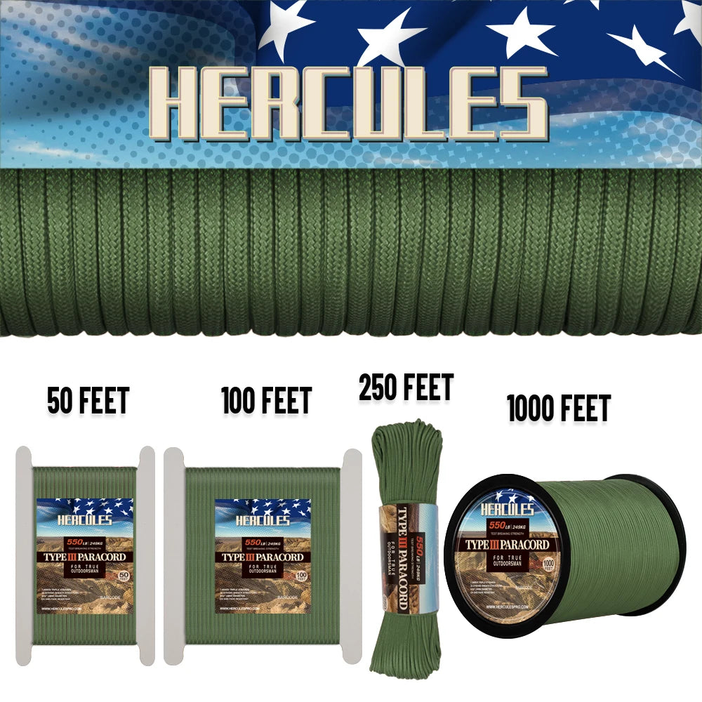 High Concerned Chemical Paracord 7 Core Survival Rope For Camping