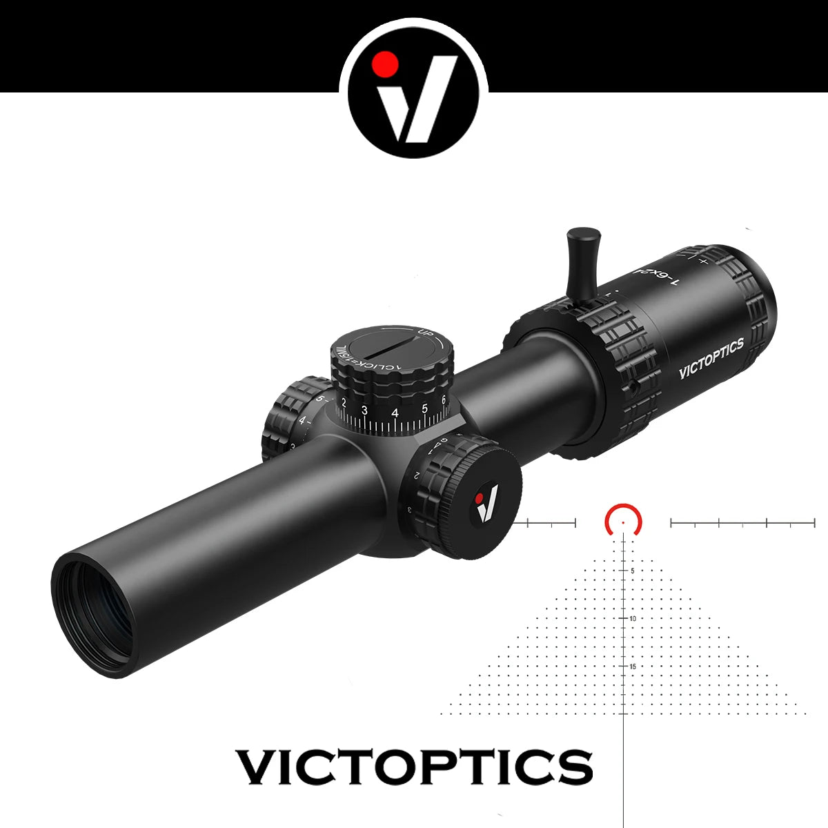 Vector Optics S6 1-6x24 SFP Riflescope With Red Green Illumination
