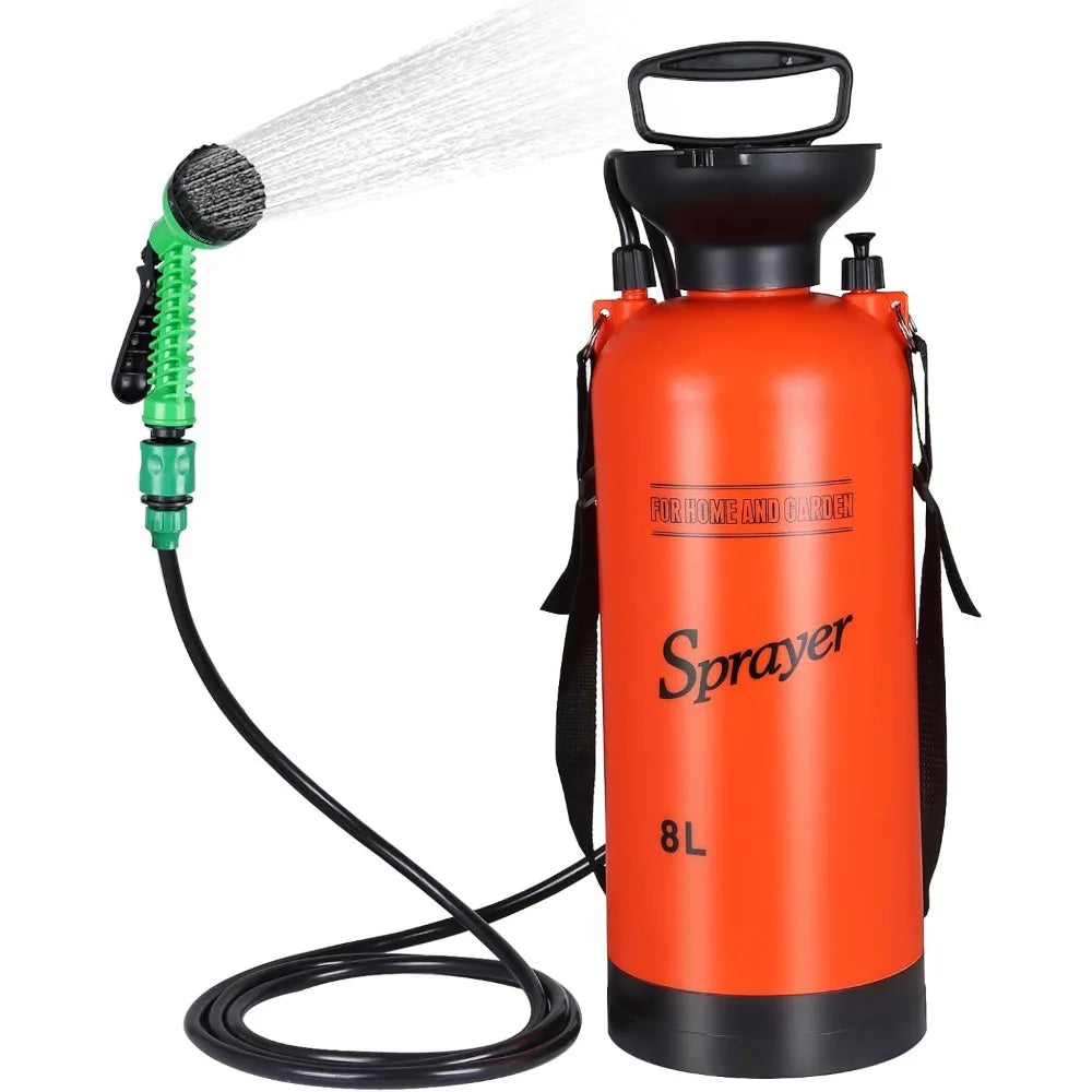 YTYIN Portable Camping Shower With Hand Pressure And Detachable Hose