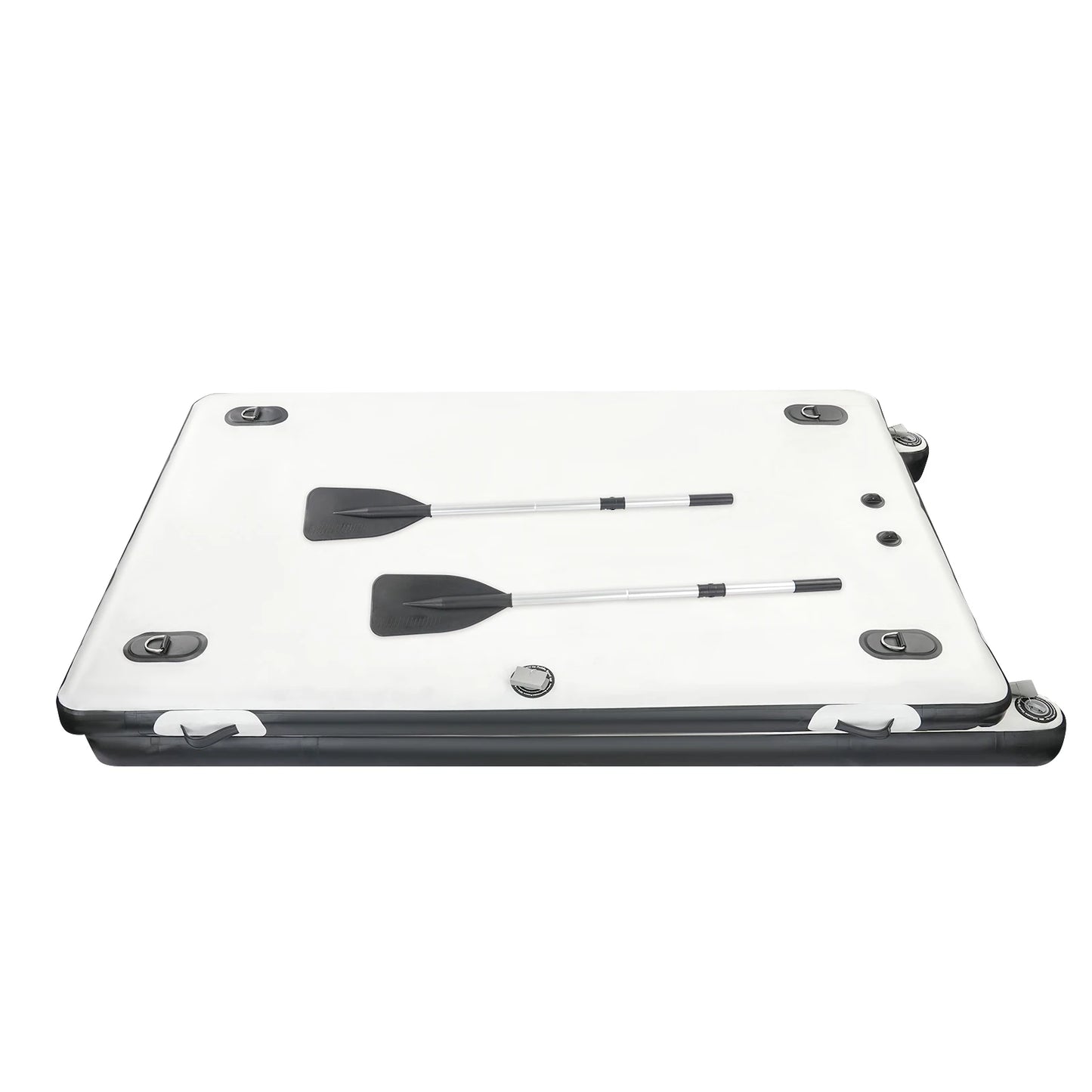 Inflatable Fishing Boat 400kg Payload OutboardCompatibility Premium Pump Oars Kit