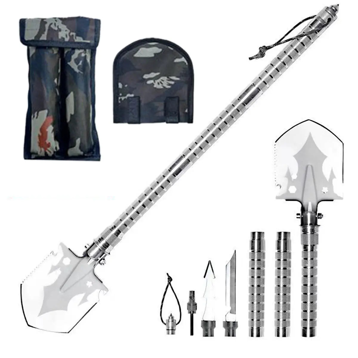 Skywolfeye Multi Tool Folding Military Shovel For Outdoor Survival