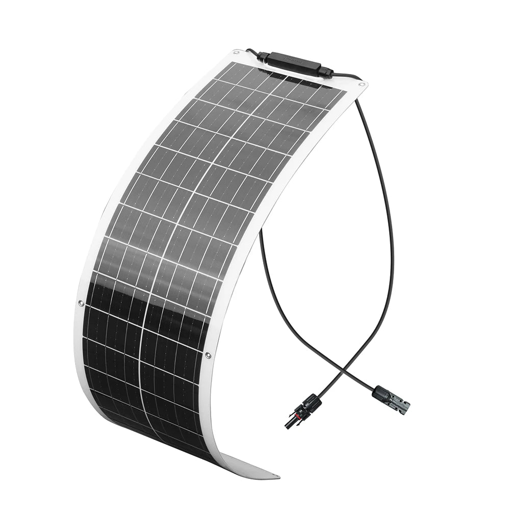 WUZECK Flexible Solar Panel Kit 50W 12V 24V For Outdoor