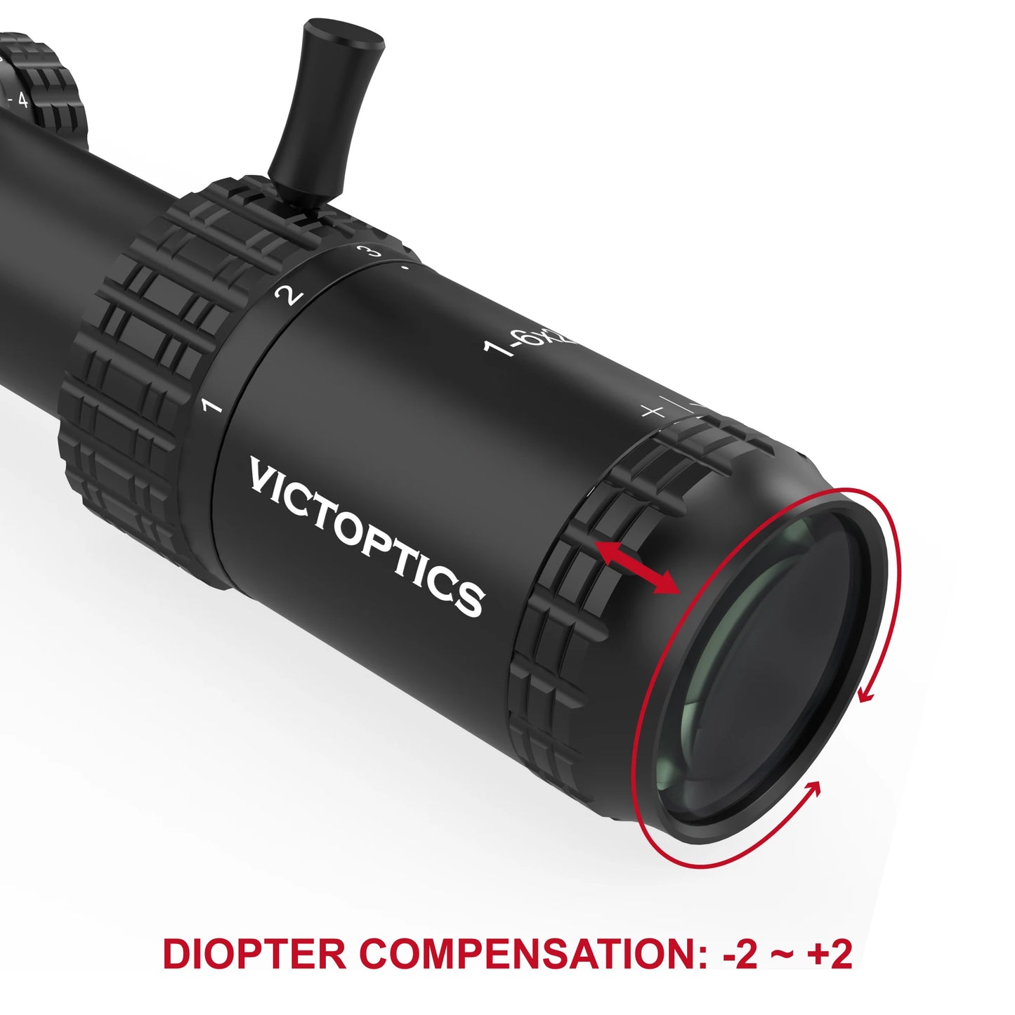 Vector Optics S6 1-6x24 SFP Riflescope With Red Green Illumination