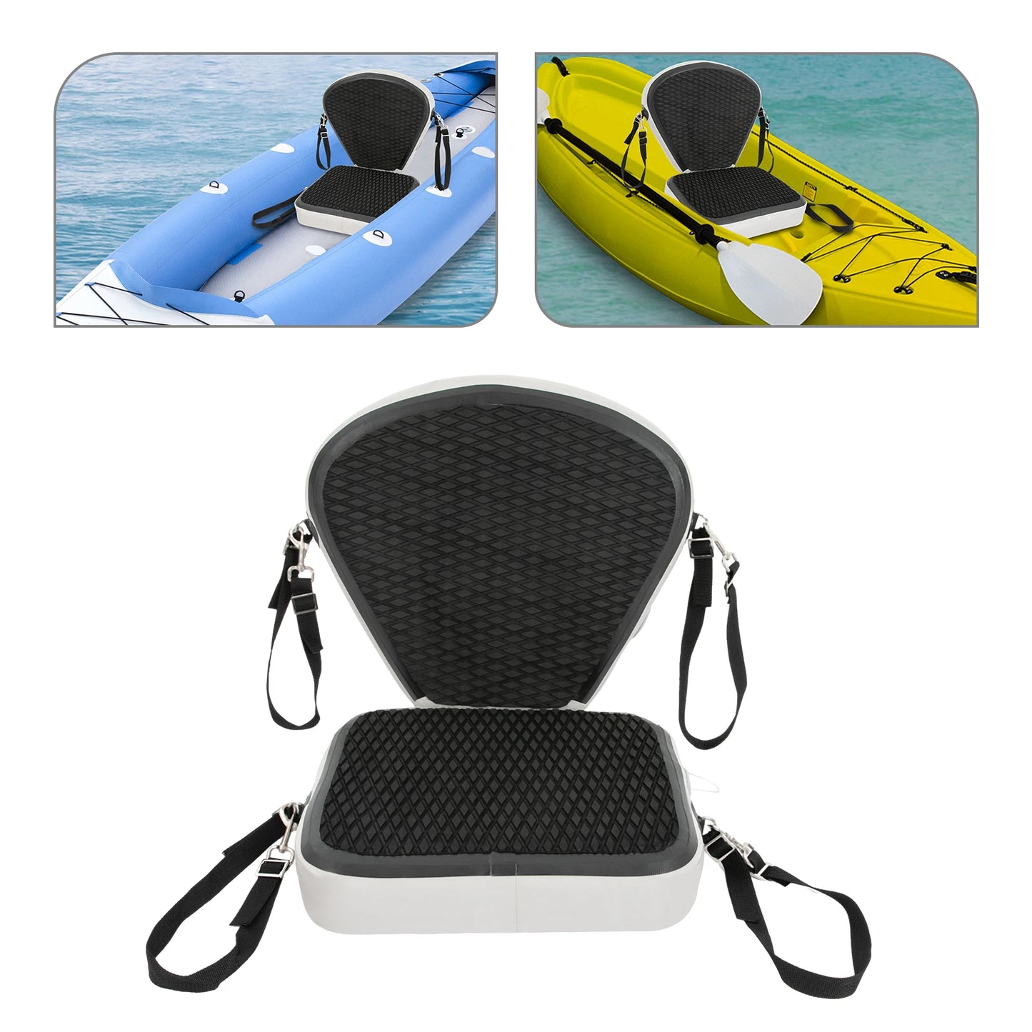 EVA Padded Kayak Seat Kayak Seats Thicken Seat Cushion for Kayak Black New