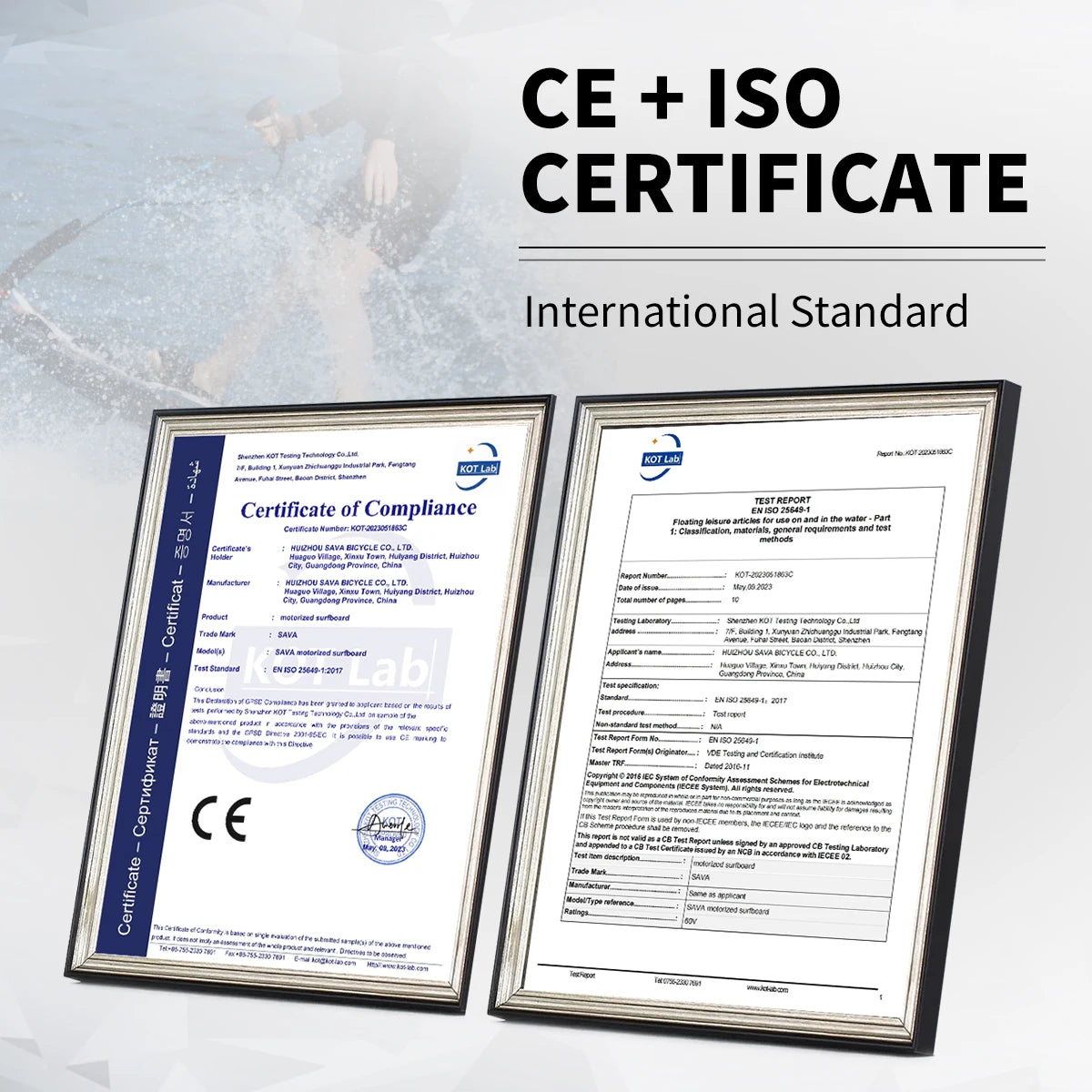 Jet Surfboard Carbon Fiber Gas Powered Surfboard With 109cc Engine For US Shipping