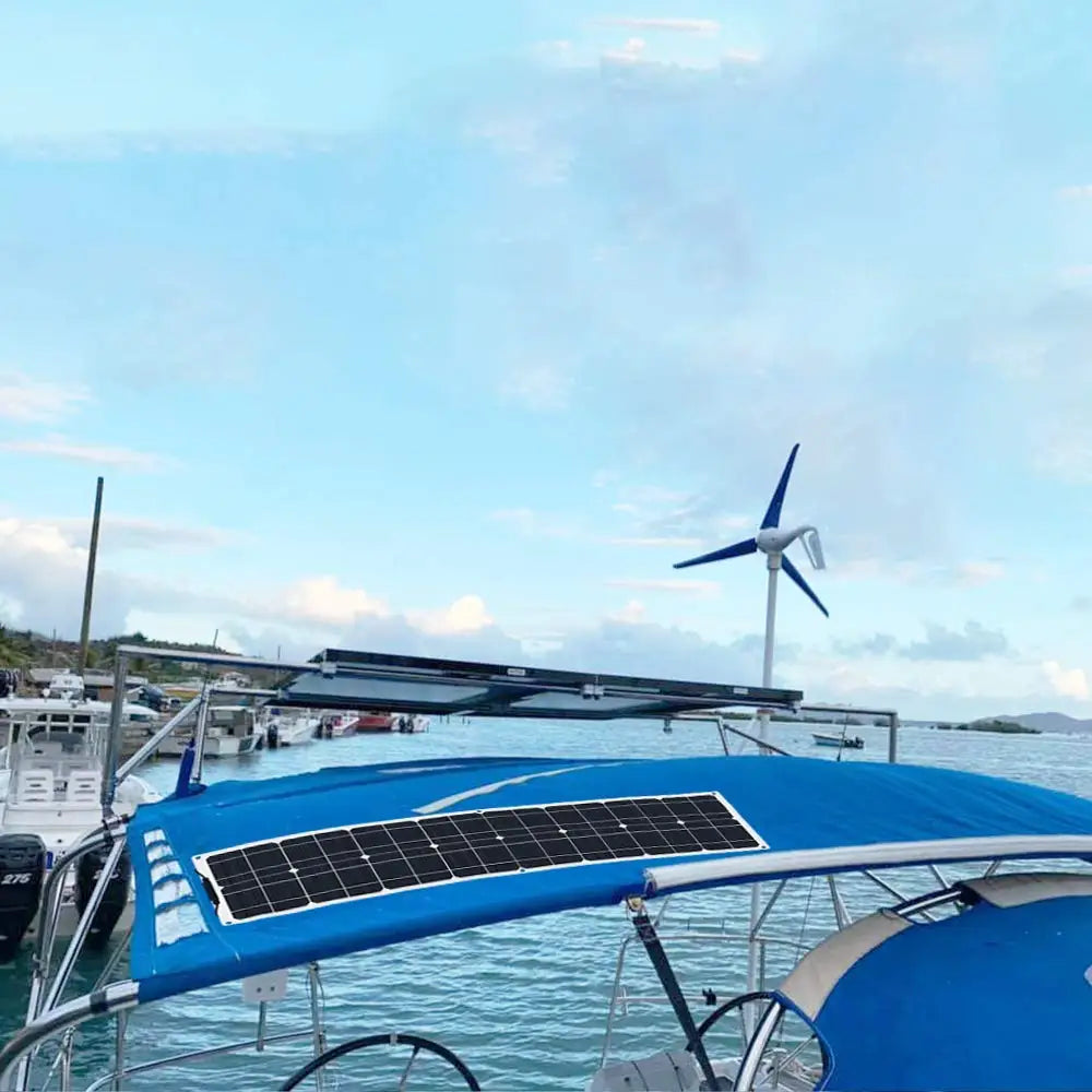 WUZECK Flexible Solar Panel Kit 50W 12V 24V For Outdoor