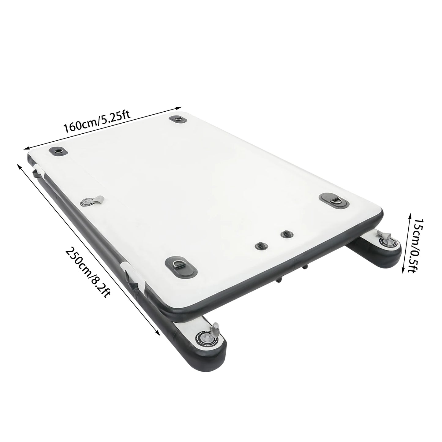 Inflatable Fishing Boat 400kg Payload OutboardCompatibility Premium Pump Oars Kit