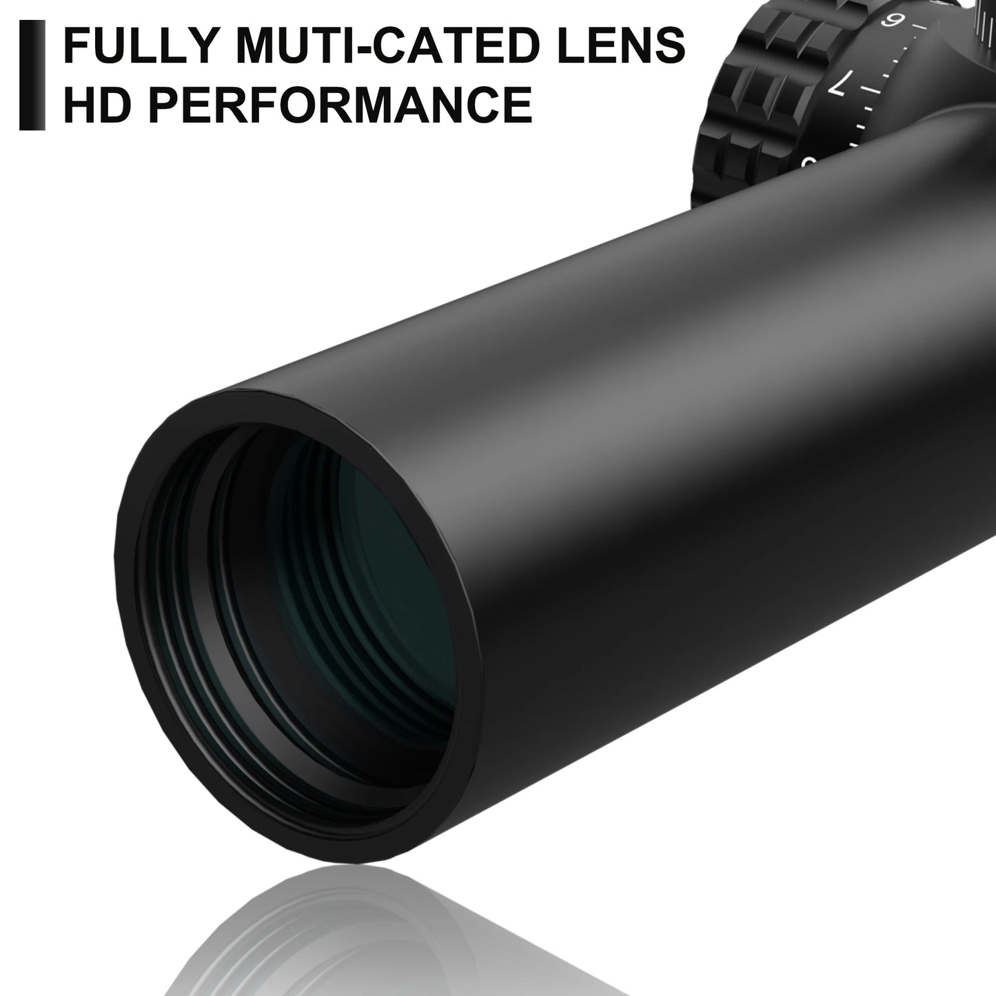 Vector Optics S6 1-6x24 SFP Riflescope With Red Green Illumination