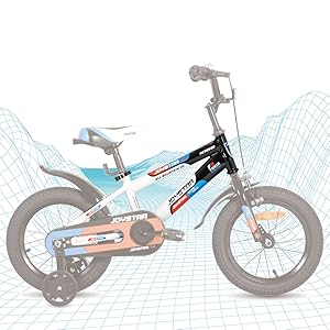 JOYSTAR Kids Bike With Training Wheels For Ages 3 To 10