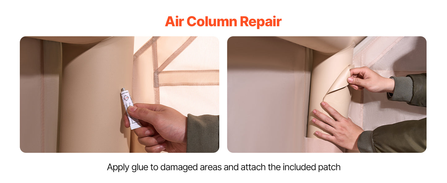 SucceBuy Inflatable Camping Tent With Hand Pump And Bag